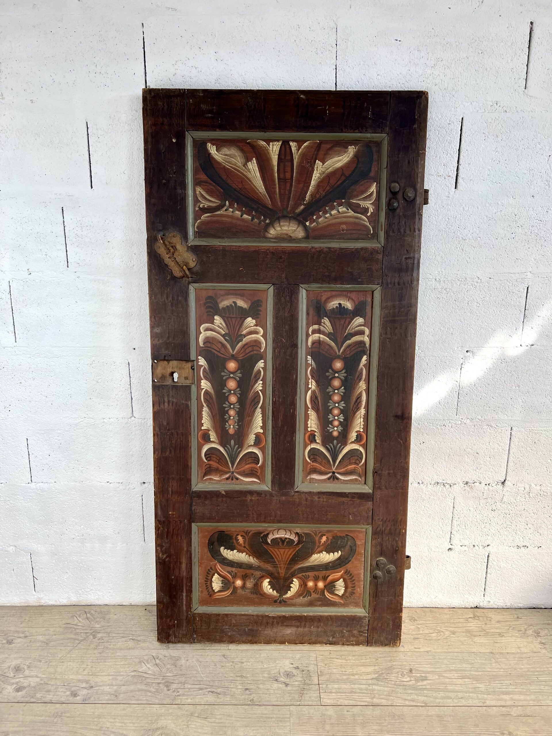 Swedish painted wood door