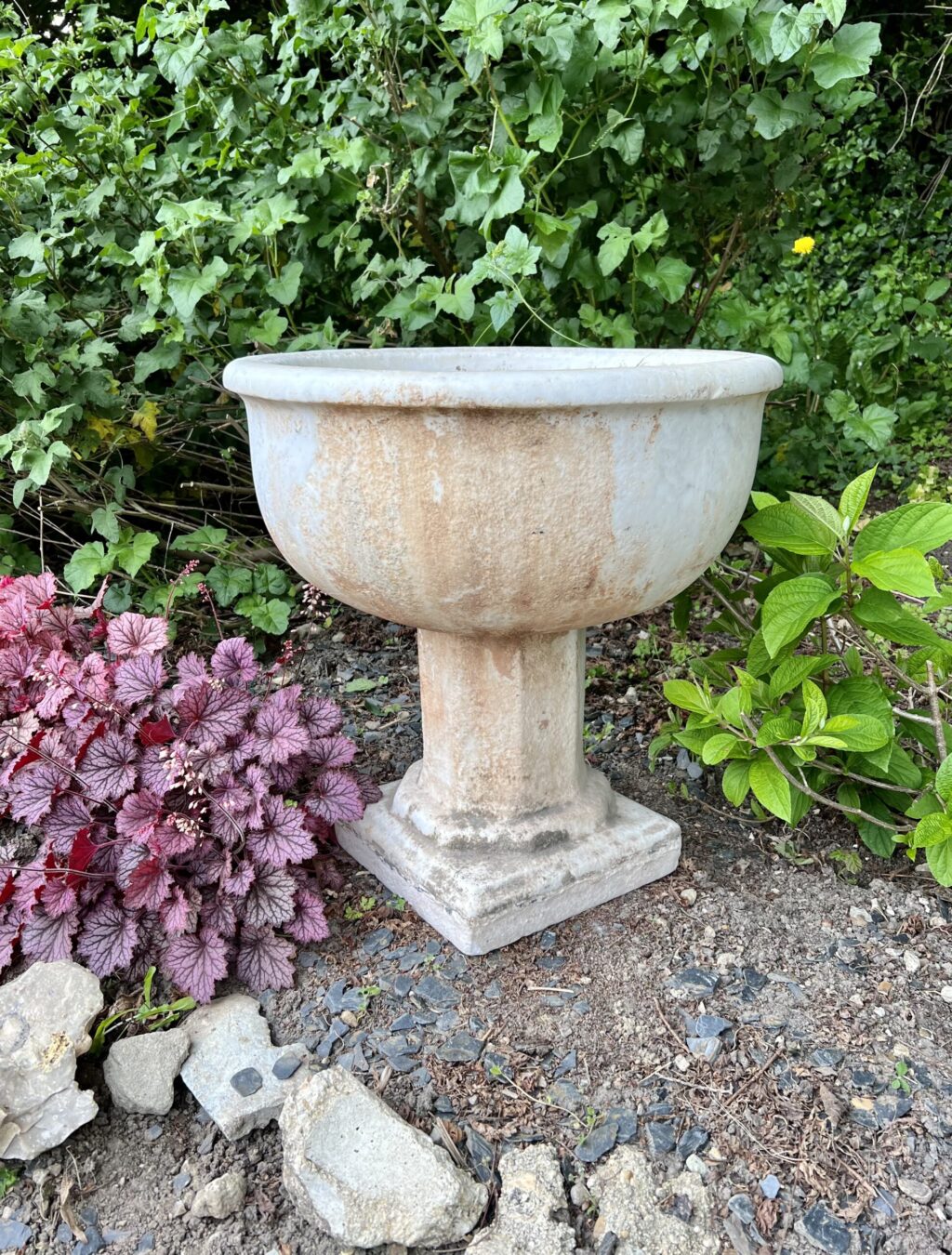 fontaine en marbre de carrare