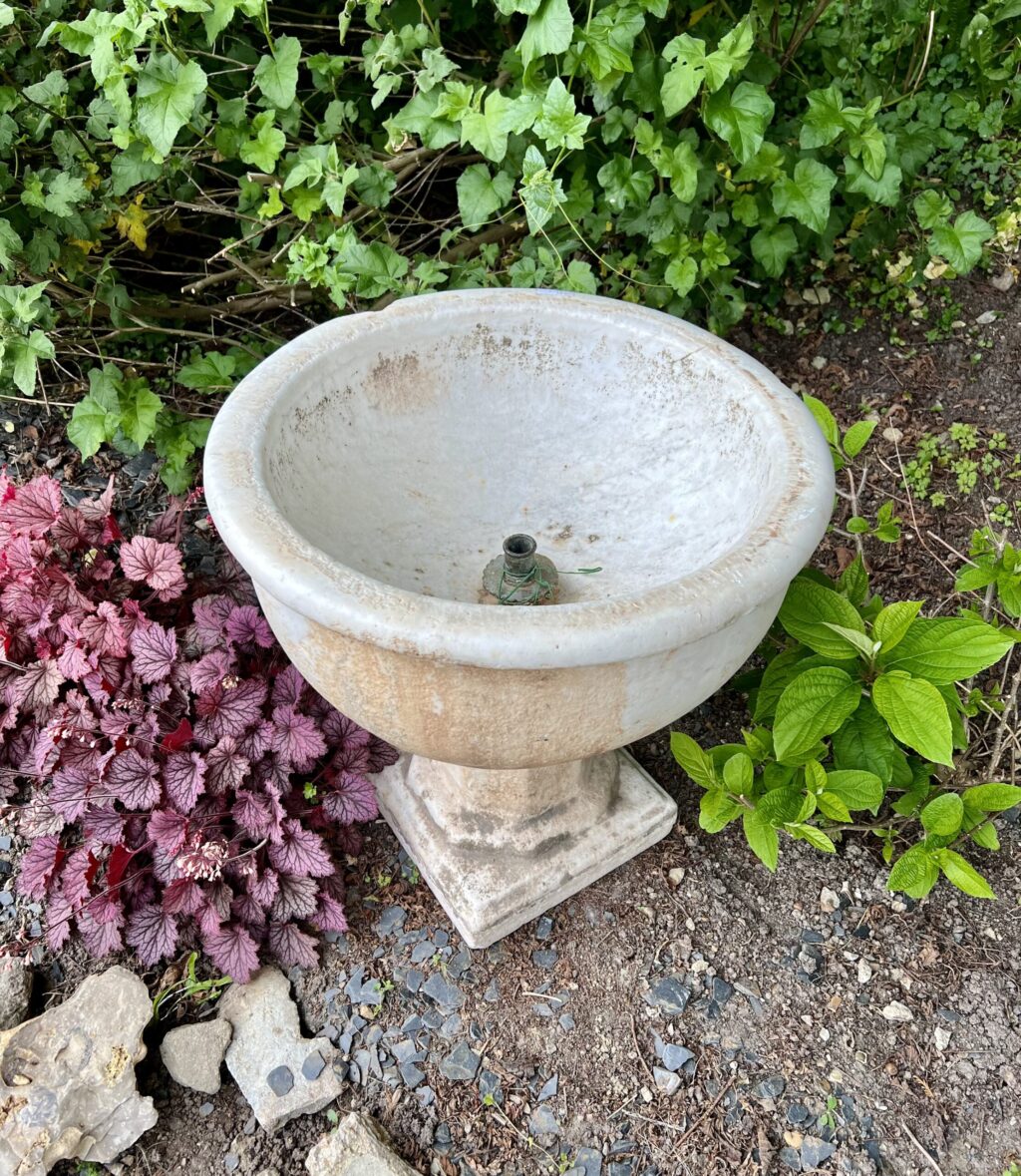 fontaine en marbre de carrare