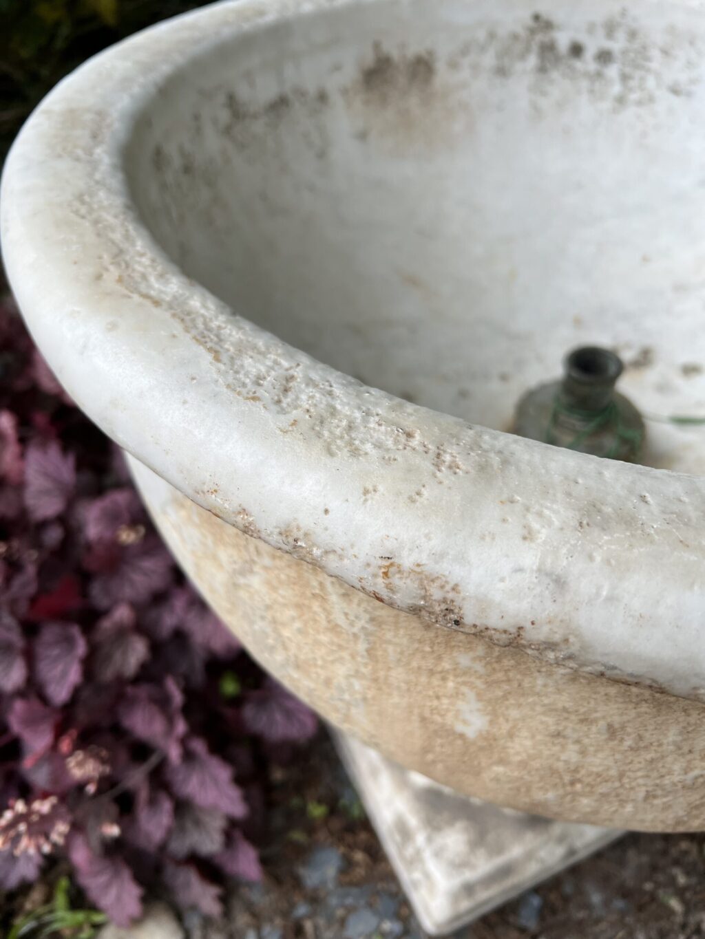 fontaine en marbre de carrare